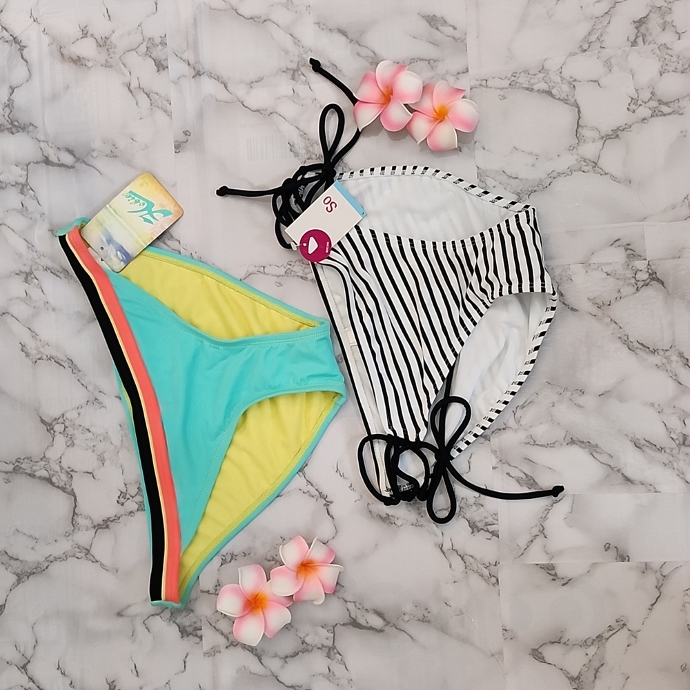 NWT Set of Bikini Bottoms size Large